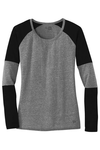 New Era Ladies Tri-Blend Performance Baseball Tee