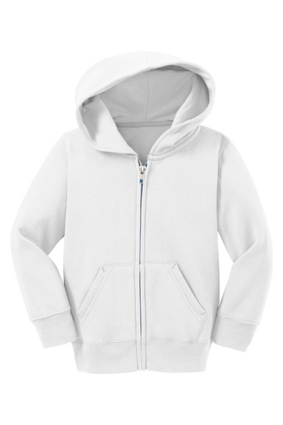 Toddler Port & Company Core Fleece Full-Zip Hooded Sweatshirt