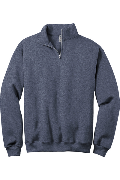JERZEES 1/4-Zip Cadet Collar Sweatshirt