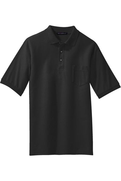 Port Authority Silk Touch Polo with Pocket