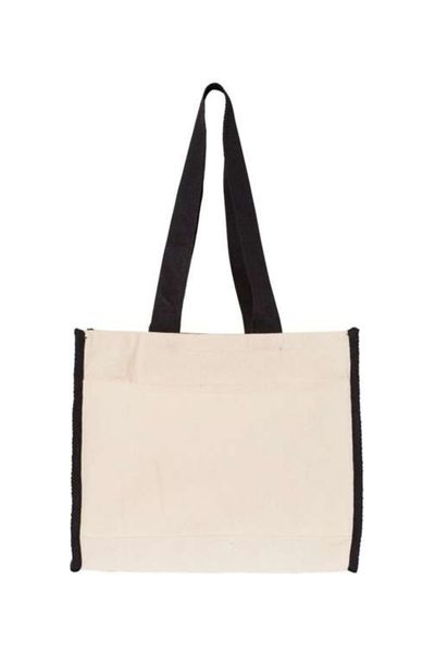 Q-Tees 14L Tote with Contrast-Color Handles