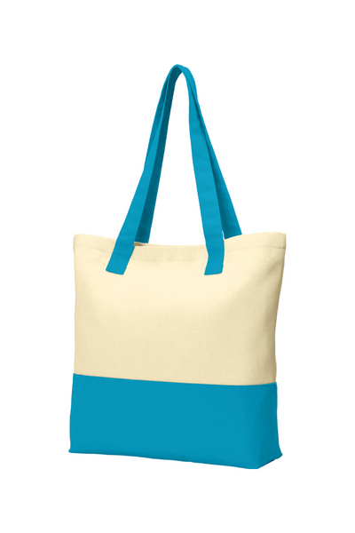 Port Authority Colorblock Cotton Tote