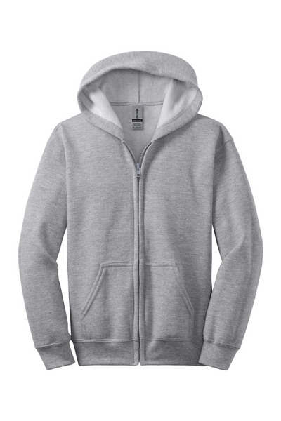 Youth Gildan Heavy Blend Full-Zip Hooded Sweatshirt