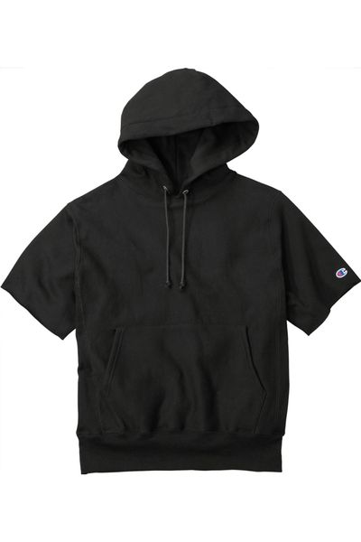 Champion Reverse Weave Short Sleeve Hooded Sweatshirt