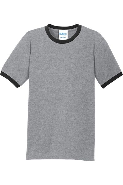 Port & Company Core Cotton Ringer Tee
