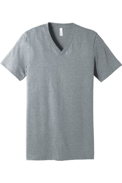 BELLA+CANVAS Unisex Heather CVC V-Neck Tee