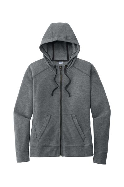 Sport-Tek Ladies PosiCharge Tri-Blend Wicking Fleece Full-Zip Hooded Jacket