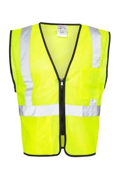 Kishigo Double-Pocket Zippered Economy Class 2 Vest