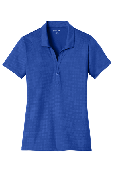 Sport-Tek Ladies Embossed PosiCharge Tough Polo