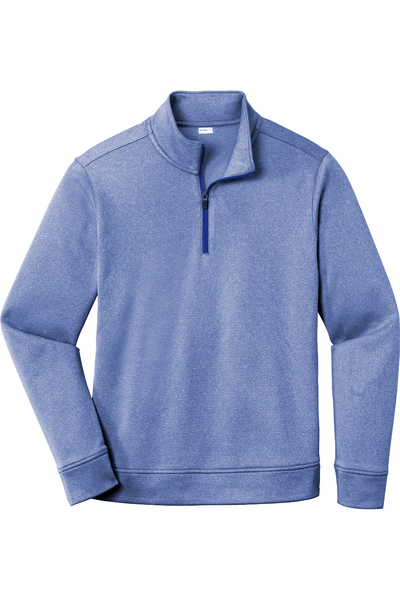 Sport-Tek PosiCharge Sport-Wick Heather Fleece 1/4-Zip Pullover