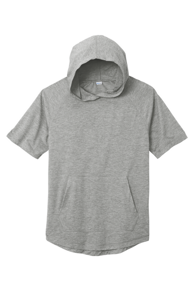 Sport-Tek PosiCharge Tri-Blend Wicking Short Sleeve Hoodie